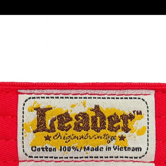 Leader Red Guns Style Cadet Cap.Fitted back with elastic inside for a snug fit: - Picture 3 of 3